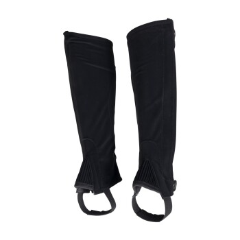 Schwarze Haustierpflegeärmel, die zum Schutz der Arme entwickelt wurden, mit verstellbaren Riemen und einem passgenauen Design für Komfort.