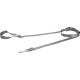 Halsband+Leine Set dunkelgrau L