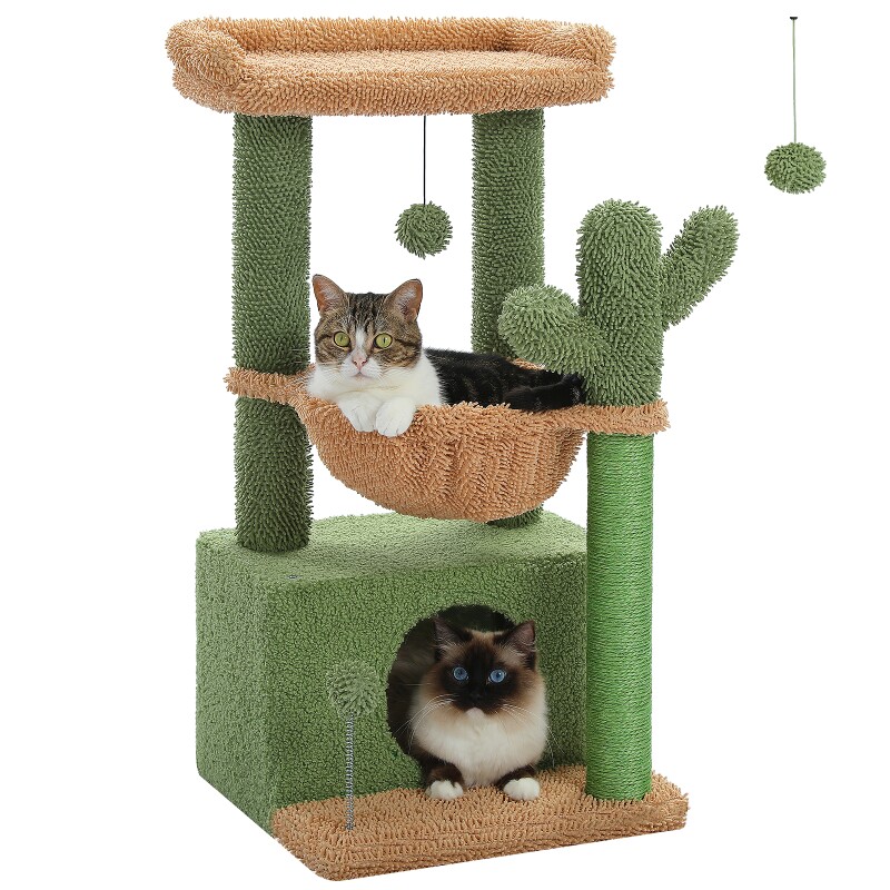 Pawz Road Kleiner Kratzbaum 83cm grün