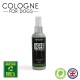 Bottle of Ancol K-9 cologne for dogs, 100ml, with text "Soothe & Refresh the Skin" and eco-friendly labels indicating 100% recycled material.
