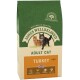 James Wellbeloved Adult Cat food, turkey flavor, 4kg bag, with two cats on the front, promoting gut health and immune support.
