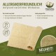 Allergikerfreundliche Hanfhaustiermatte von Mümmí, die Parasiten abwehrt, Milbenfutter reduziert, ideal für Hunde mit empfindlicher Haut und Allergien.