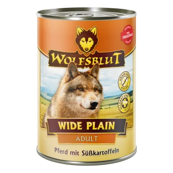 Adult Wide Plain - Pferd mit Süßkartoffeln - 6x395g