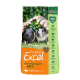 Burgess Excel Guinea Pig Nuggets with Mint, featuring two guinea pigs in a grassy setting, highlighting 92% of ingredients from natural sources.