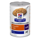 Hill's Prescription Diet Dosenfutter für Hunde zur Harnwegspflege, beschriftet mit "u/d", mit einer Empfehlung des Tierarztes.