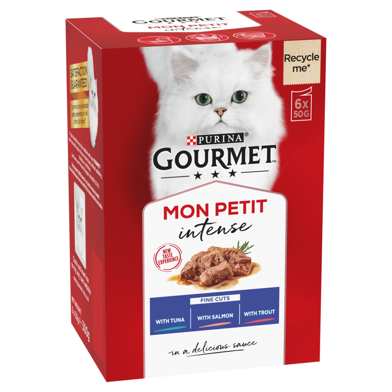 GOURMET Mon Petit intense with fish 6x50g MAXI ZOO