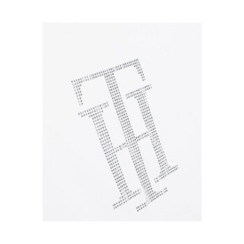 T-Shirt TH Strass weiß XL - INT