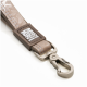 Beige Haustierleine mit Metallwirbelhaken und Etikett Max & Molly URBAN PETS