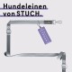 Hundeleine Führleine Grau M