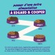 Transition vers Edgard & Cooper : quatre gamelles pour animaux étiquetées Jour 1–4 avec 25%, 50%, 75%, 100%.