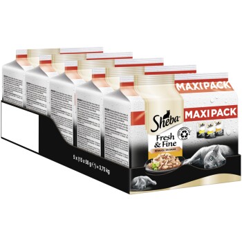Multipack Fresh & Fine in Sauce 15 x 50g Geflügel Variation