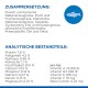 Haustierfutterverpackung auf Deutsch, die Zutaten wie Fleisch, Fisch, Getreide und Nährwertanalysen für Protein, Fett und Vitamine zeigt.