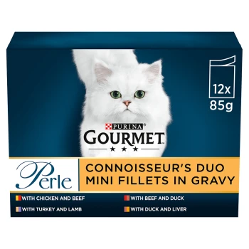 Perle Connoisseur's Duo in Gravy 12 x 85 g