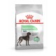 Royal Canin Verdauungsfürsorge Hundefutterbeutel mit einer braunen Hundesilhouette und Text: "Verbessert die Stuhlqualität" und "97% optimale Stuhlqualität."