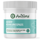 Behälter mit AniForte Augenreinigungspads, beschriftet in Deutsch und Englisch, mit beruhigendem Aloe Vera für Haustiere.