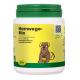 Behälter von cdVet HarnwegeMix Urinary Tract Mix für Haustiere, mit einem grünen Deckel, gelbem Etikett und dem Text '100% NATUR.'