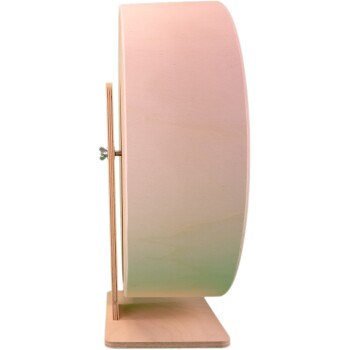 Holz-Übungsrad für kleine Haustiere, mit einer glatten Oberfläche und einem stabilen Sockel, entworfen für sichere und unterhaltsame Aktivitäten.