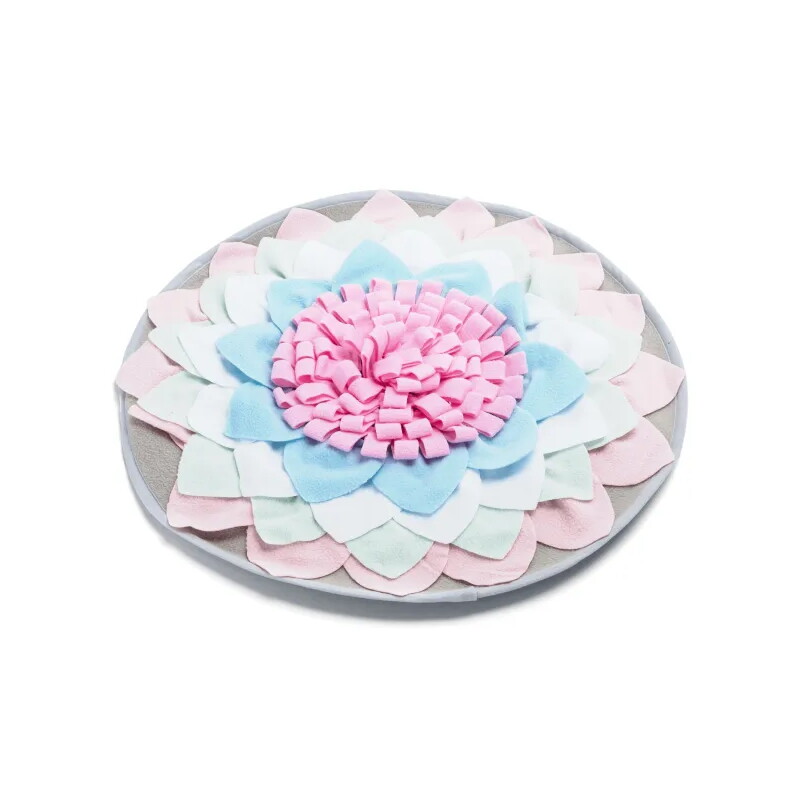 nobleza - Schnüffelteppich 50cm Rund blau