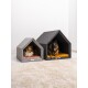 Rexproduct Pethome 2.0 hellgrau blau XL
