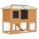 Holz Kaninchenstall helles Holz