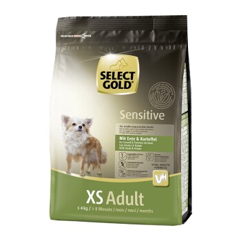 SELECT GOLD Sensitive XS Adult Ente & Kartoffel 1 kg