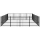 Outdoor Hundezwinger Stahl 5,82 m, 3,88 m, 1 m