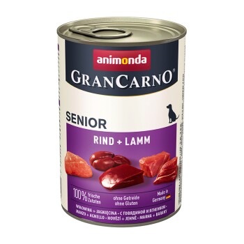GranCarno Original Senior 6x400g Rind & Lamm