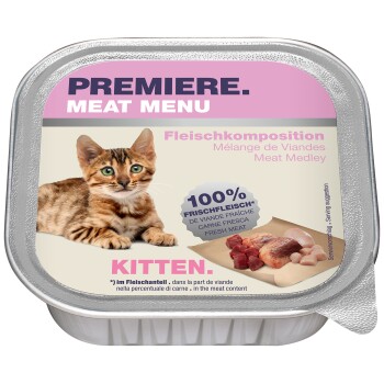 PREMIERE Meat Menu Kitten Fleischkomposition 64×100 g