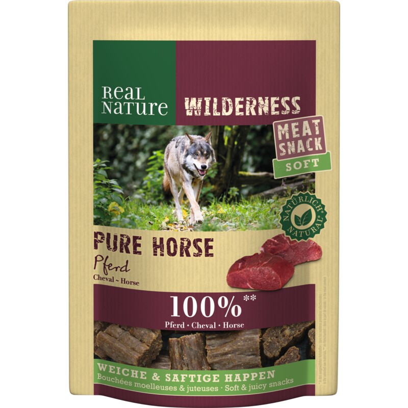 REAL NATURE WILDERNESS Snack viande moelleux 150g Cheval