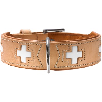 Halsband Swiss natur / beige 47 cm