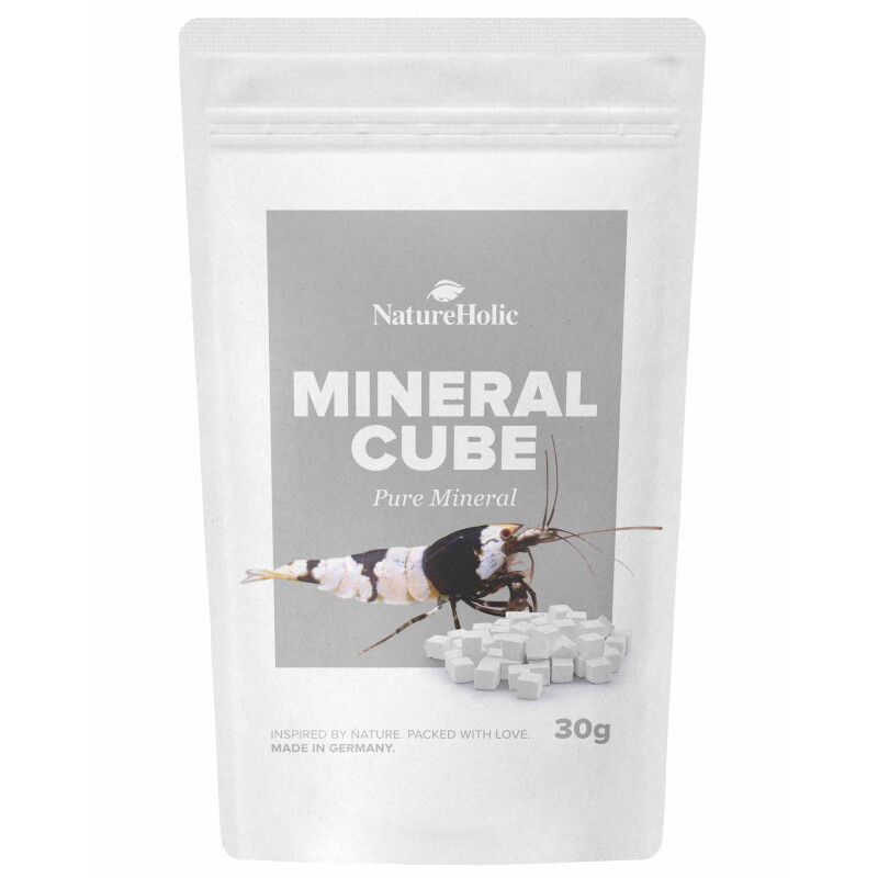 NatureHolic - MineralCube - Pure Mineral - Mineralversorgung für Wirbellose - Garnelen