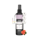 Eine Sprühflasche mit der Bezeichnung "ALPHAZOO Force Bye Bye Vloh" für Flohabwehr, mit einem Hund und einer Katze, geeignet für alle Altersgruppen und mit natürlichen Ölen hergestellt.
