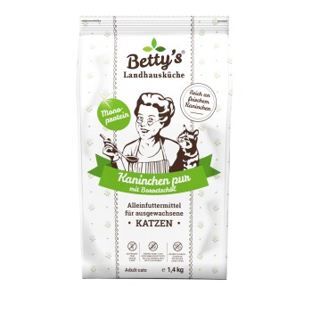 Betty’s Landhausküche Trockenfutter Kaninchen pur 1,4 kg Betty’s Landhausküche Trockenfutter Kaninchen pur 1,4 kg