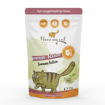 I love my cat Nahrungsergänzung für Kätzchen – Immun Kitten Pulver