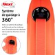 XTREME Laisse à enrouleur orange/noir L, 8 m