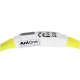 Nahaufnahme eines gelben Haustierhalsbands mit einer weißen Schnalle, die den Markennamen 'AniOne' und den Text 'Wild Variety' zeigt.