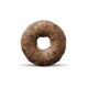 Runder Snack für Hunde: leichte, knackige Krokette, getreidefrei, kalorienarm, mit Erbsen und Karotten, ohne künstliche Zusätze.