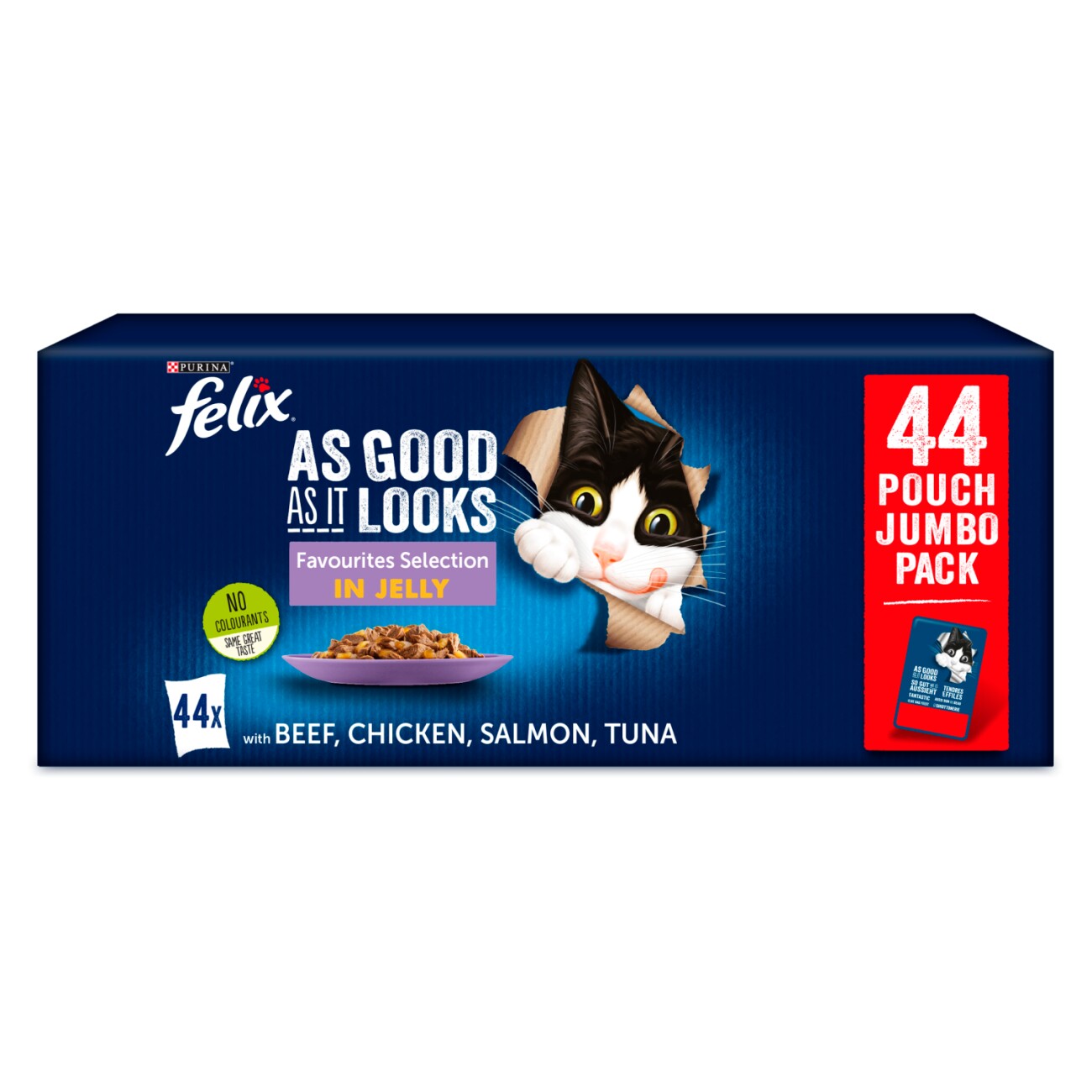 Felix As Good As It Looks Favourites Wet Cat Food 88 x 100 g 2 x 44 x 100 g MAXI ZOO