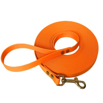 ab 35 kg Biothane Schleppleine honigmelone 7,5 m