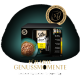 Sheba Sauce Collection Katzenfutterverpackung mit einer Schüssel mit zerrissenem Fleisch, einer schwarzen Katze und deutschem Text, der köstliche Mahlzeiten bewirbt.