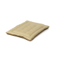 Beige Haustierbett mit gepolstertem Design und weicher, gepolsterter Oberfläche, geeignet für Hunde oder Katzen.