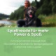 Eine Tüte ALPHAZOO Spielfreude Hundetabletten mit "Agility und kraftvolle Bewegung" und Ansprüchen an Kraft, lokale Produktion und natürliche Zutaten.