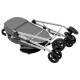 Hundewagen 83x48x97cm (L x B x H) grau