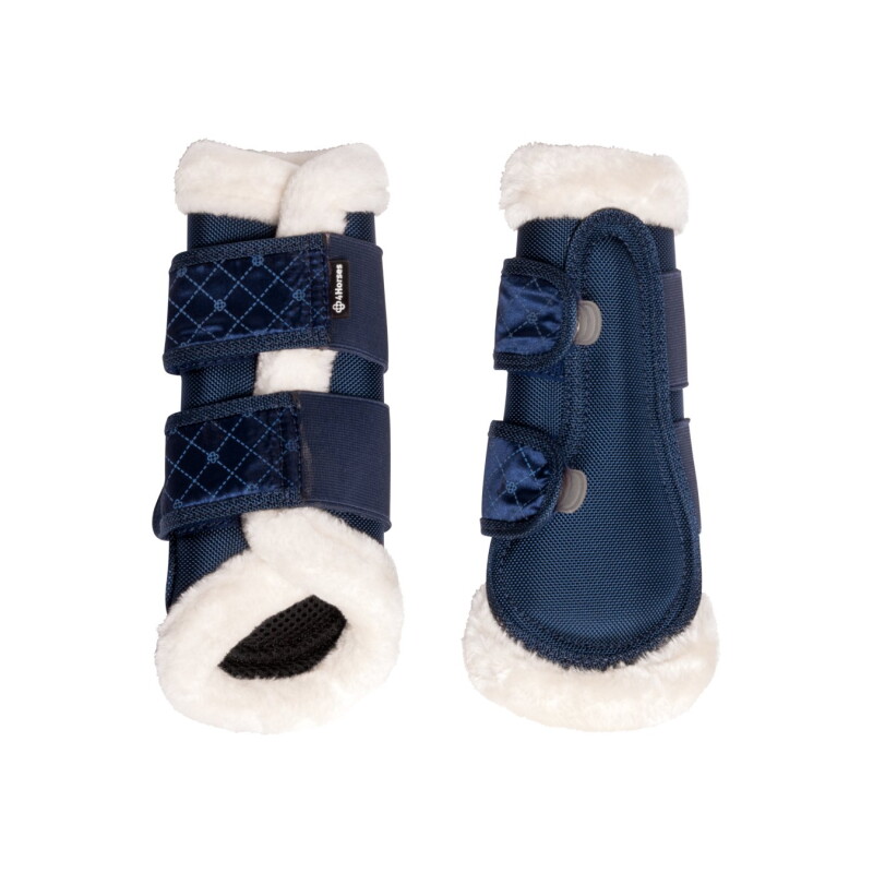 4Horses Gamaschen Soft Protect Mesh navy M