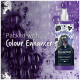 Flasche Bugalugs Maxi White Shampoo mit einem lila Design, das einen Cartoon-Hund zeigt, und Text, der "Packed with Colour Enhancer" hervorhebt.