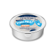 Silberne Dose Pets Deli Pure Meat Känguru-Pâté Katzenfutter, hypoallergen, für Erwachsene, 85 g, blaue Etikette mit Katzenillustration.