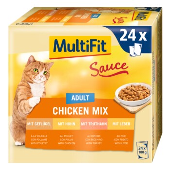 Adult Sauce Chicken Mix Zestaw mieszany 24x100 g