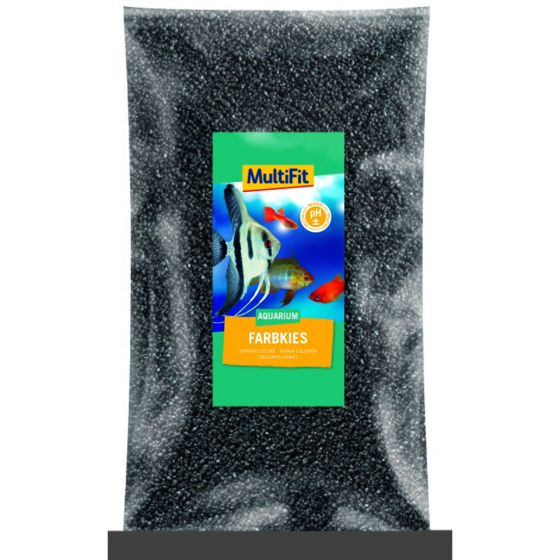 MultiFit Kleurgrind 2-3 mm 5 kg zwart
