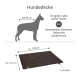 XXL Hundedecke (140x110 cm, 2 cm dick) für große Rassen wie Bernhardiner, Rottweiler und Deutsche Schäferhunde.