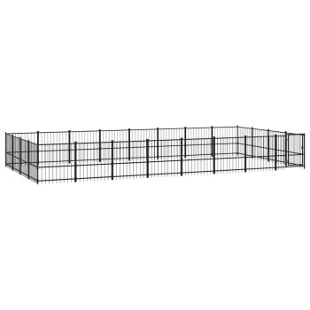 Outdoor Hundezwinger Stahl 7,76 m, 3,88 m, 1 m
